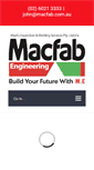 Mobile Screenshot of macfab.com.au